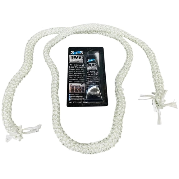 Pellet Stove 80" WHITE Gasket Kit, Includes PSSEALANT, PSDGKEP