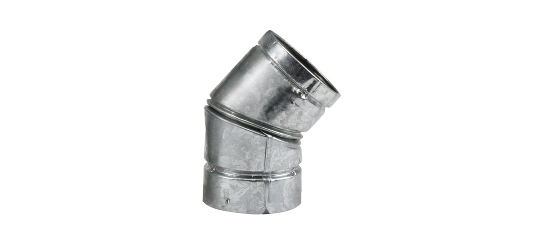SELKIRK 244216 Pellet Stove Vent Elbow 4" D X 4" D 45 deg Stainless Steel