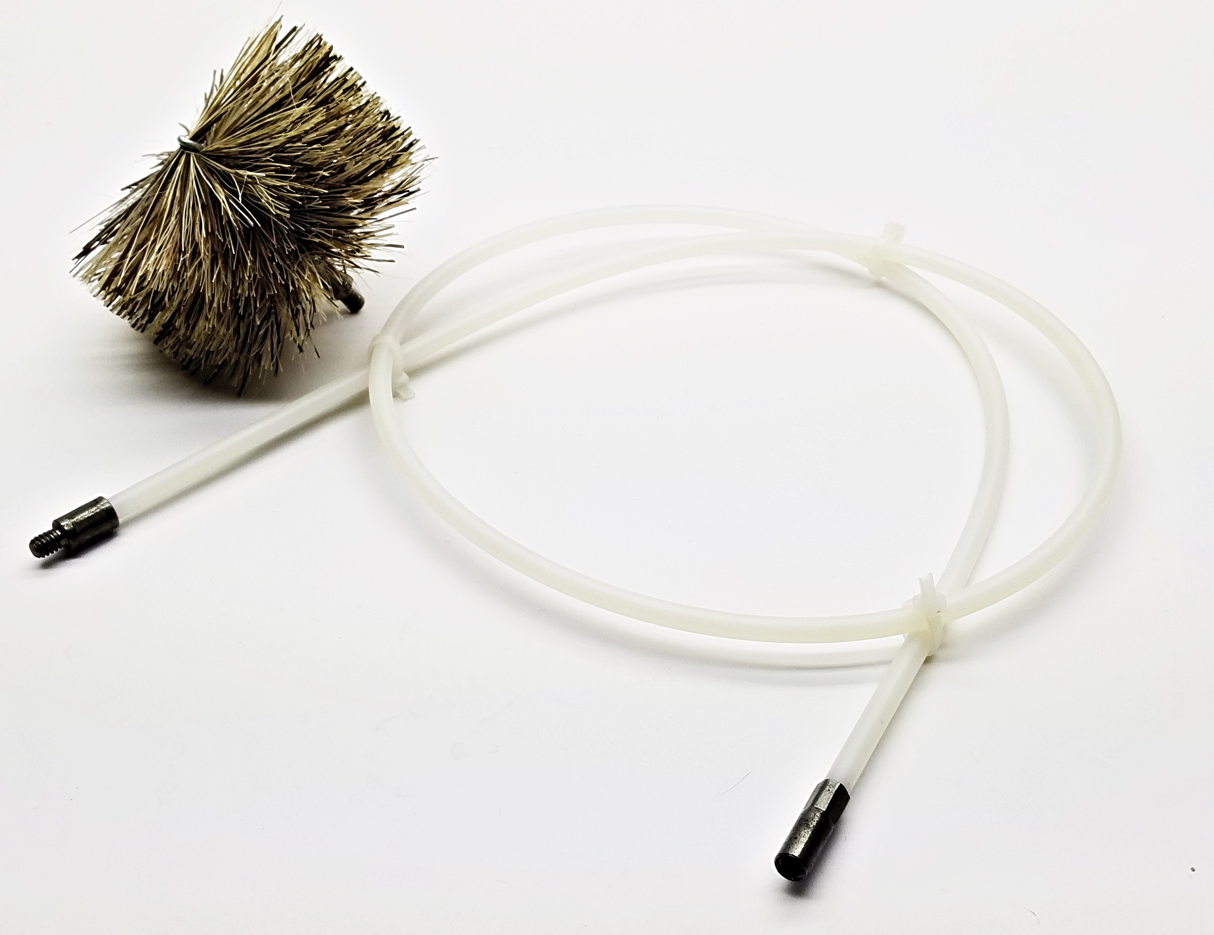 Pellet Stove/Fireplace Vent Flue Cleaning Kit 1 3'" Brush + 1 4