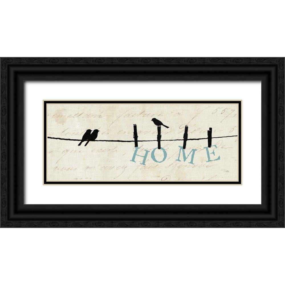 Pelletier, Alain 32x15 Black Ornate Wood Framed with Double Matting ...