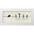 thumbnail image 1 of Pelletier, Alain 32x15 White Modern Wood Framed Museum Art Print Titled - Birds on a Wire - Home, 1 of 4