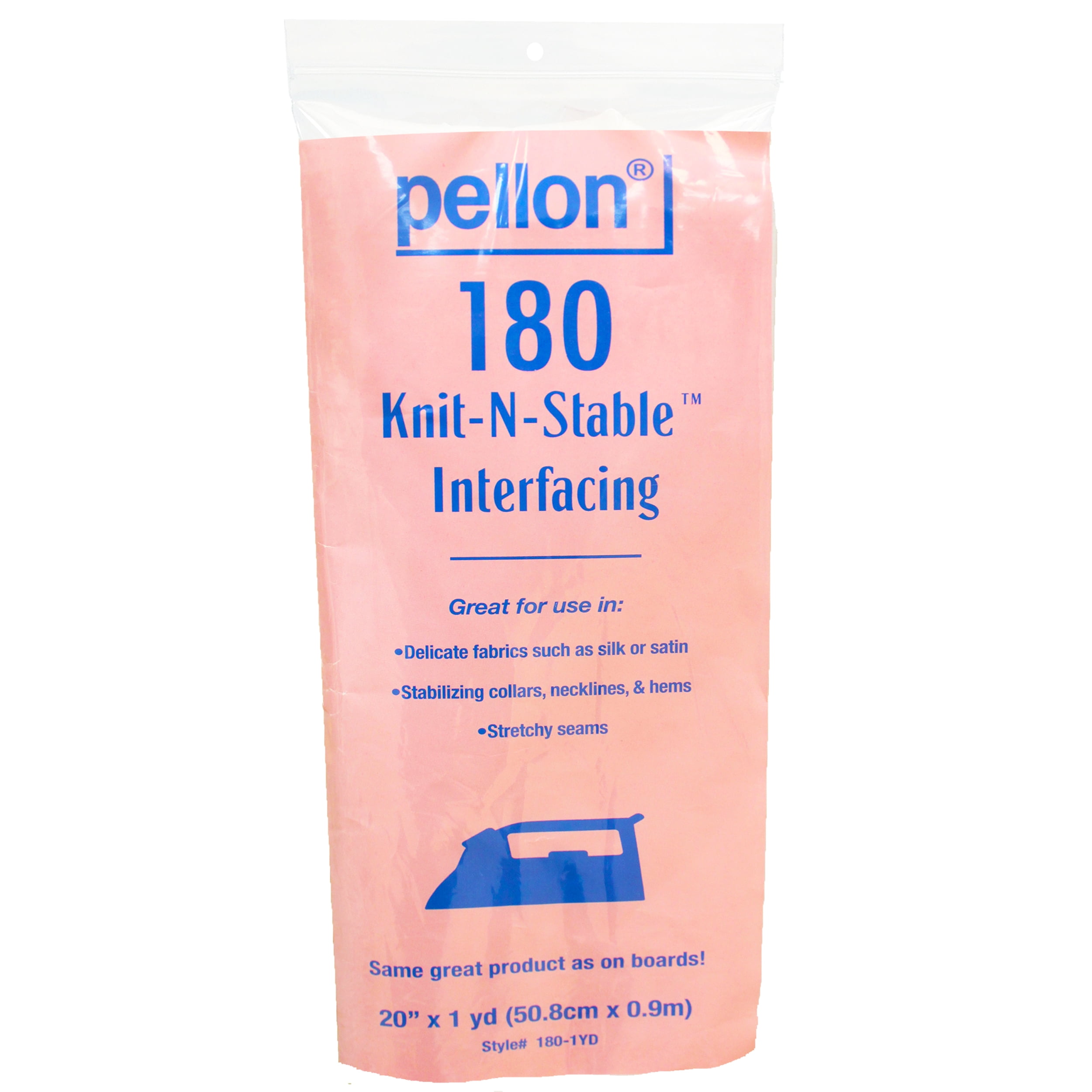 Pellon 180 Fabric Interfacing, White 20" x 1 Yard Precut