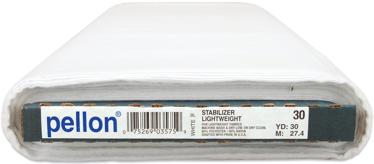 Pellon 30 Sewin Fabric Stabilizer White 20" x 30 Yards by the Bolt