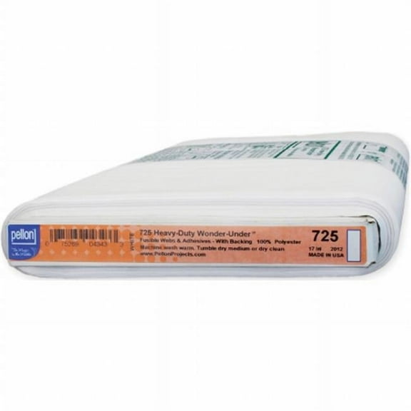 Pellon 725 Fusible Web Fabric. Clear. 17" x 25 Yards by the Bolt