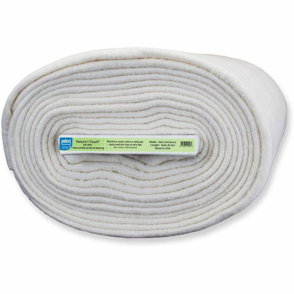 Pellon 80/20 Quilting Batting, off-White 96" x 9 Yards by the Bolt