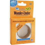 Pellon 805 Wonder Under Polyester Tape, Clear 20 Yards Precut