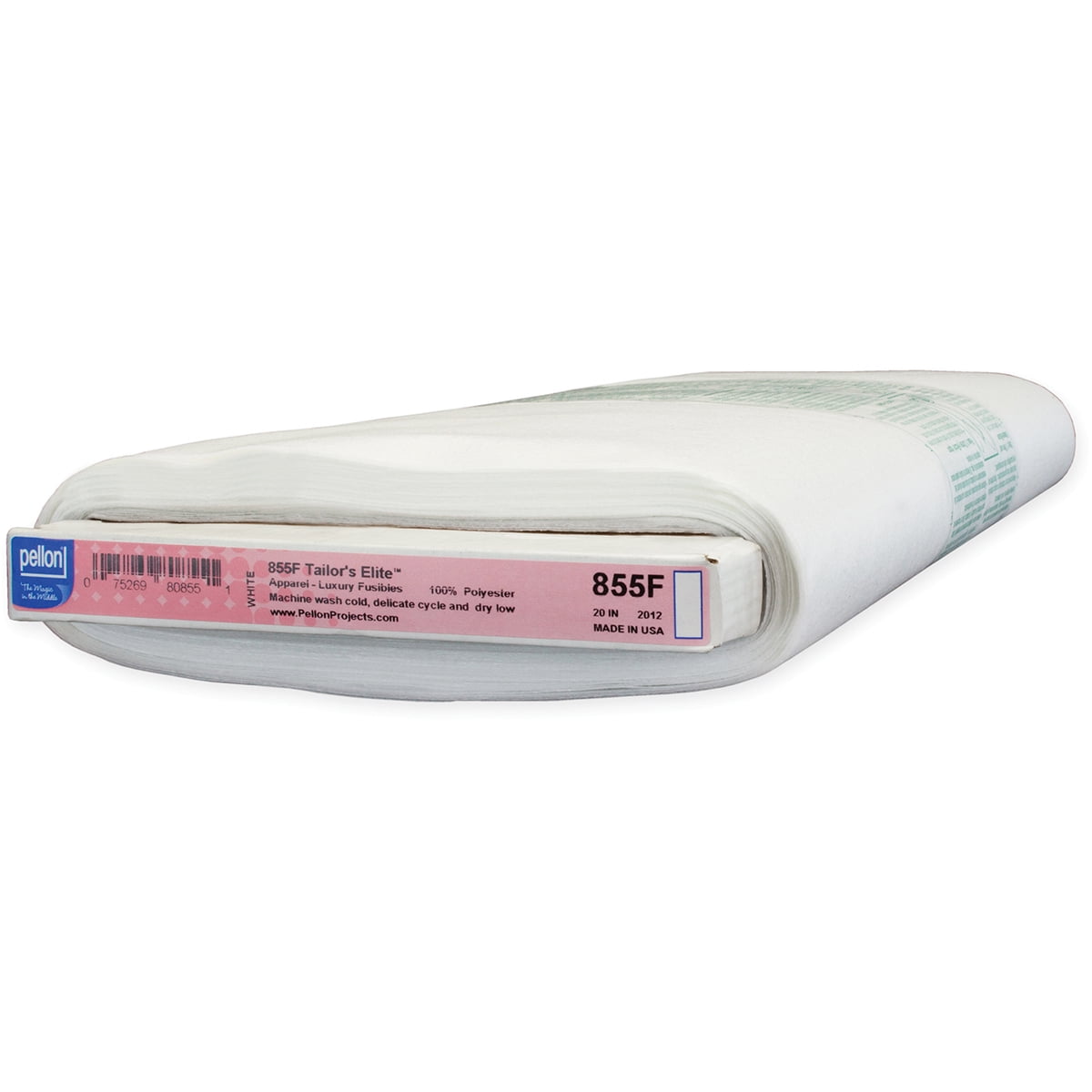 Pellon 855F Fabric Interfacing White 20" x 25 Yards by the Bolt