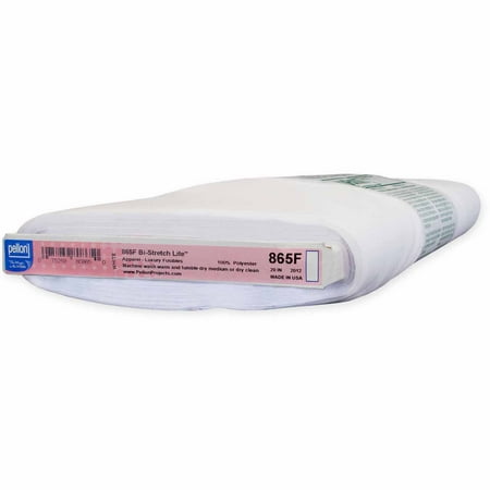 Pellon 865F Bi-Stretch Lite Fabric Interfacing, White by the Bolt