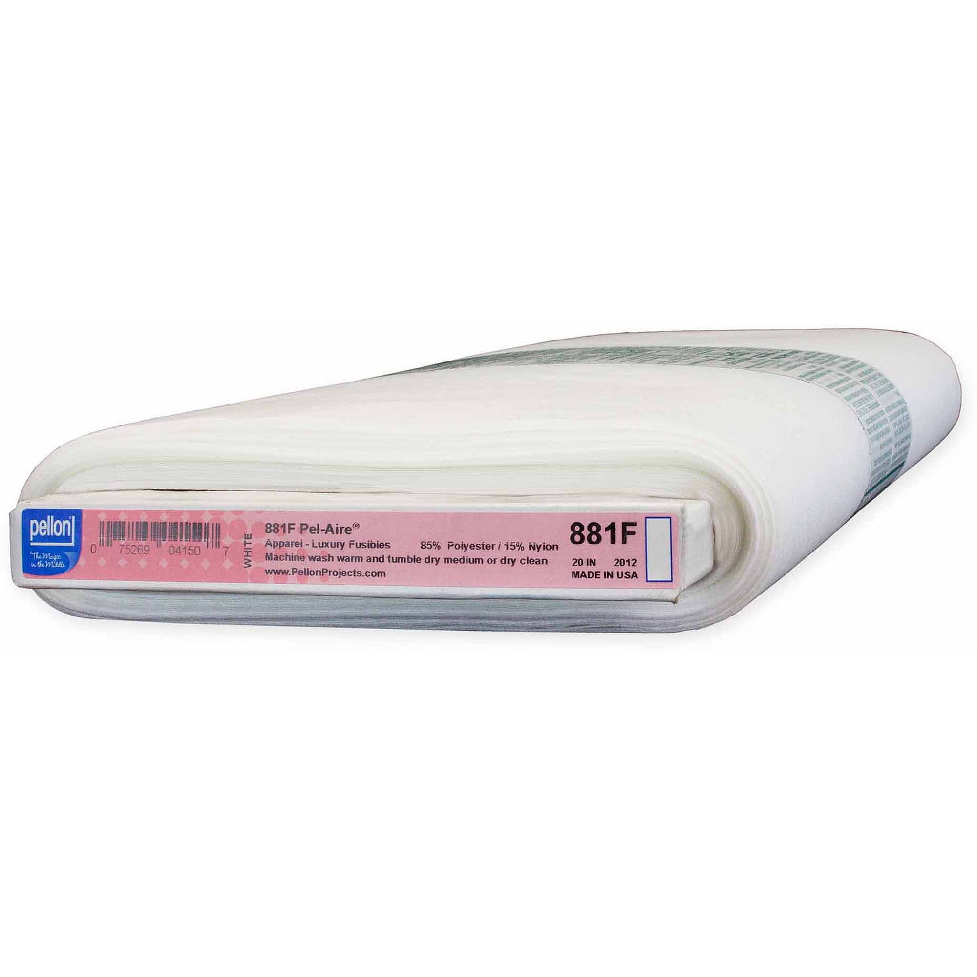Pellon 881F Fabric Interfacing, White. 20" x 10 Yards by the Bolt