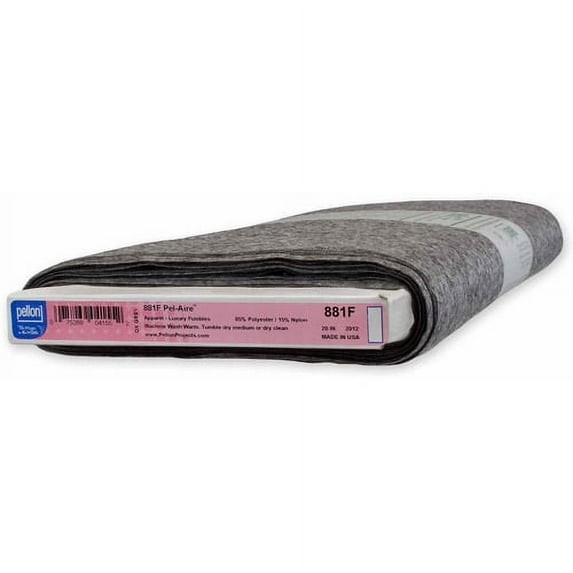 Pellon 881F Pel-Aire Fabric Interfacing, Gray 20" by the Bolt