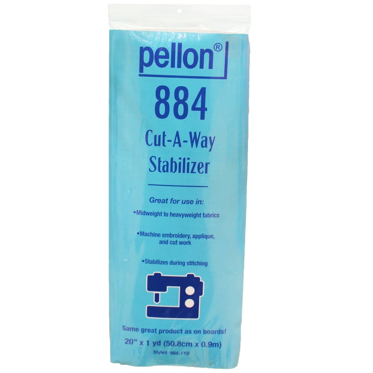 Pellon 884 Cut-a-Way Fabric Stabilizer White 20