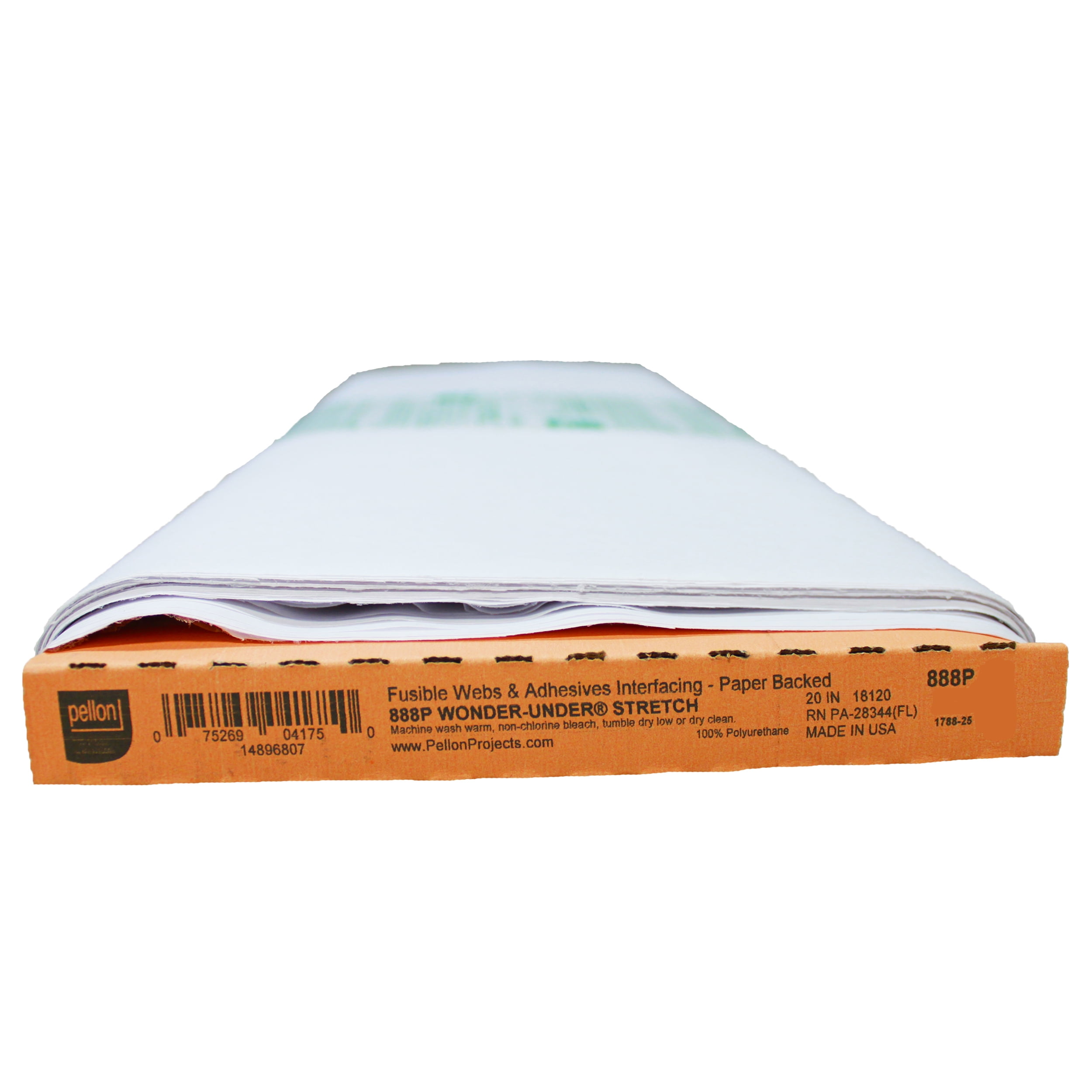 Pellon 888P Fusible Web Fabric Interfacing, Clear 20" by the Yard