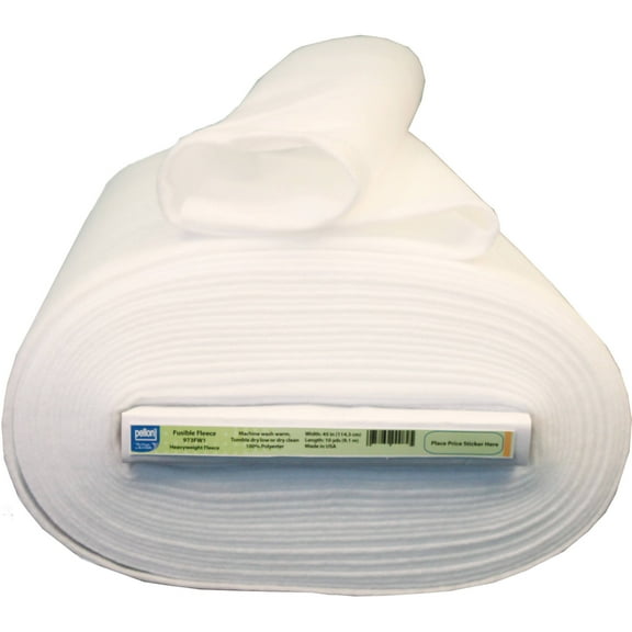 Pellon 973F Fleece Fabric, White 45" x 10 Yards by the Bolt