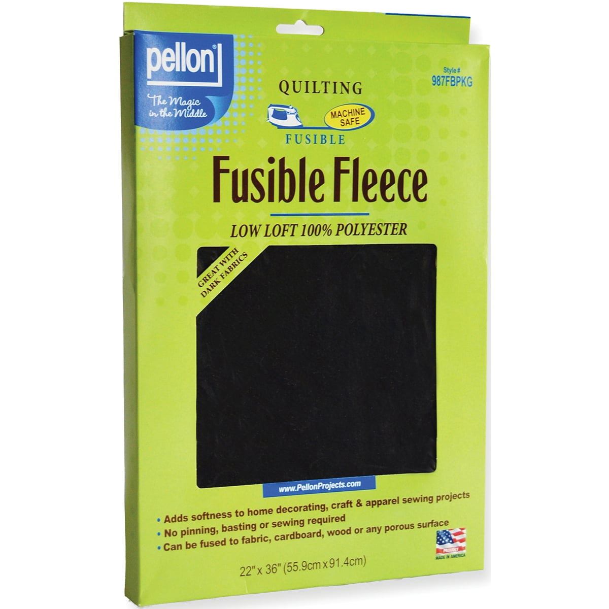 Fusible Fleece Stabilizer, Iron on Lightweight Fleece, Medium Weight Fusible  Fleece for Bags, Clothes, Quilts, Table Runners, Coasters Etc 
