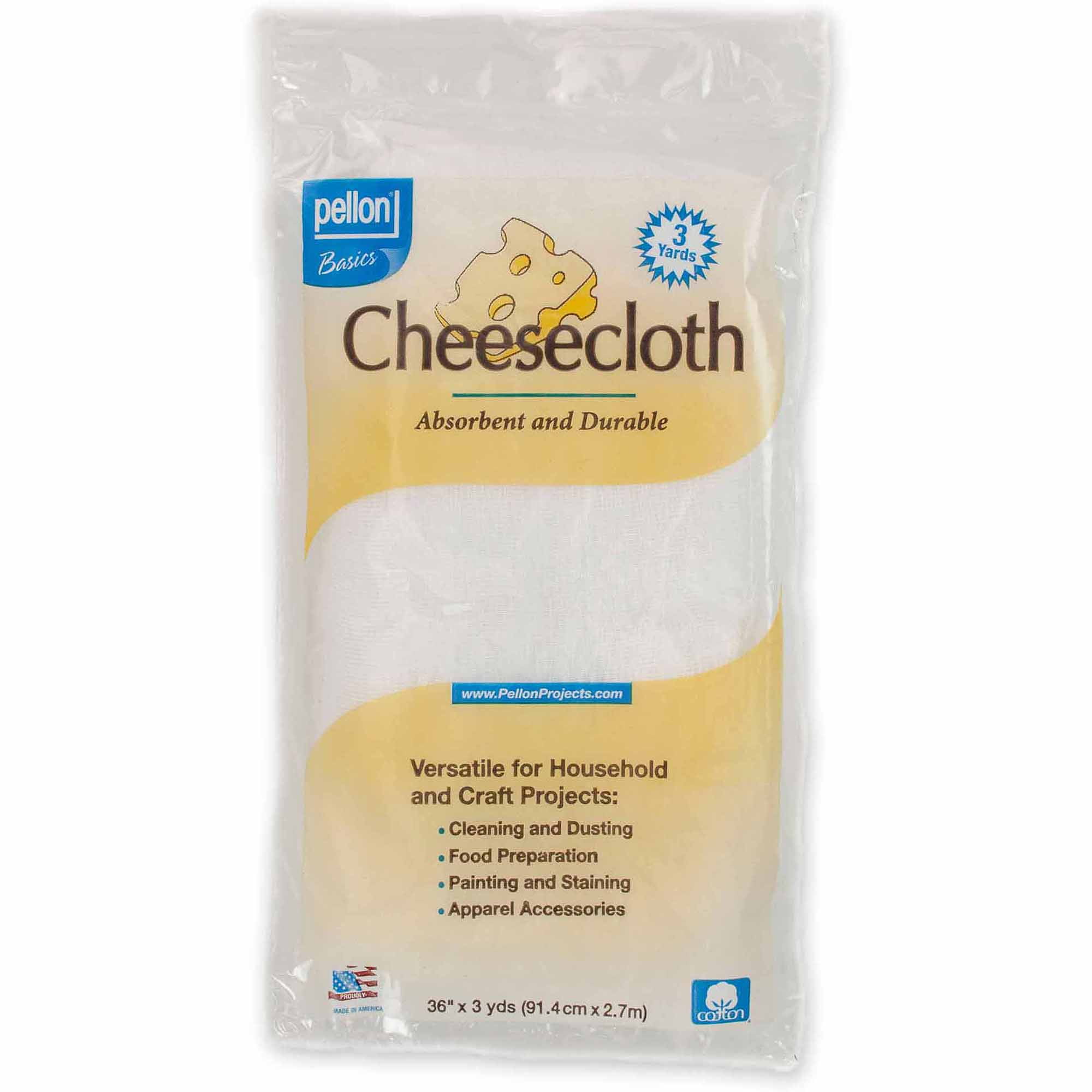 Pellon Cheesecloth, White, 36" x 3 Yards - Walmart.com