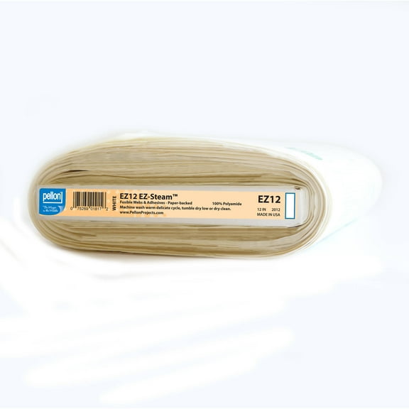 Pellon EZ Steam Fusible Fabric, Clear 12" x 10 Yards by the Bolt