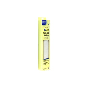 Pellon Extra-Firm Sew-in Stabilizer, White 15" x 2 Yards Precut Package.