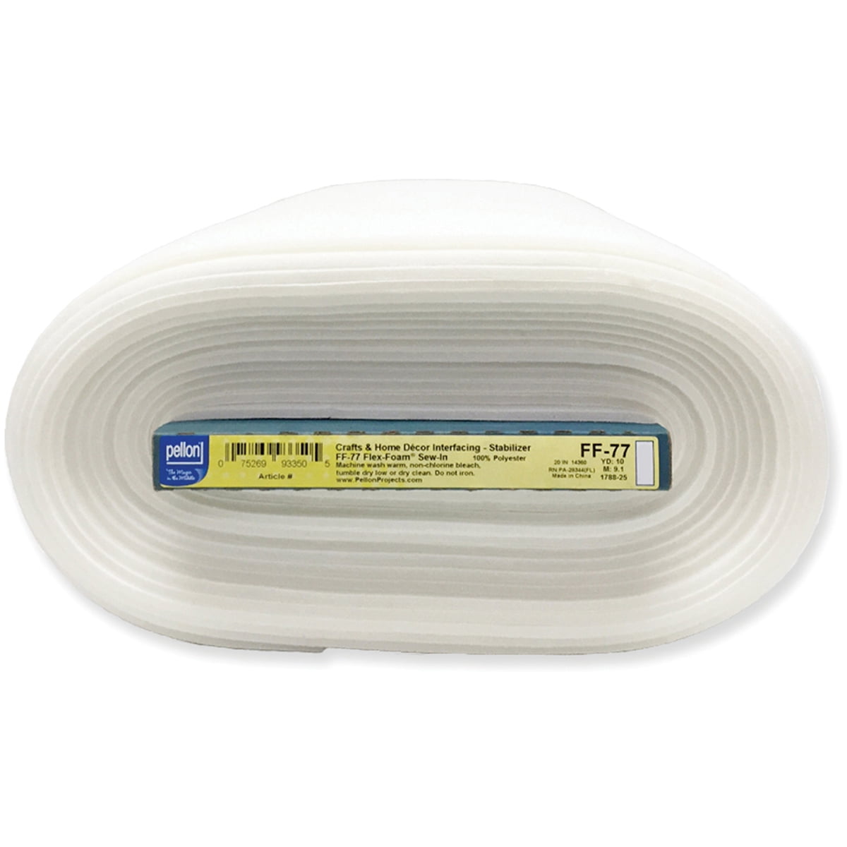 Pellon Flex Foam Fabric Stabilizer, offWhite 20" By The Yard