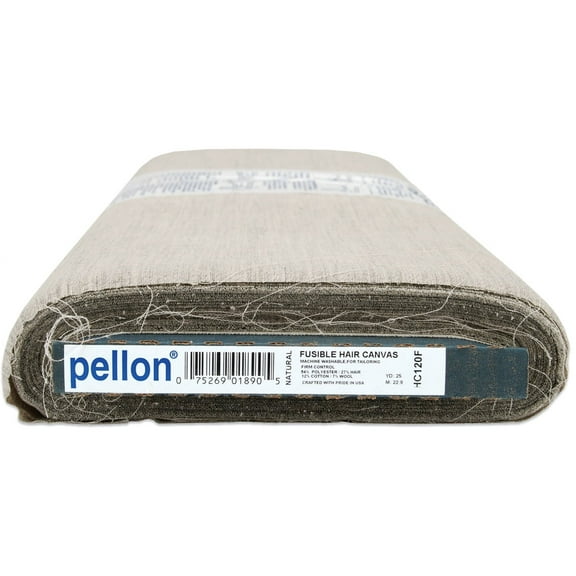Pellon Fusible Woven Crafts Misc. Fabric, off-White 22" x 25 Yards by the Bolt
