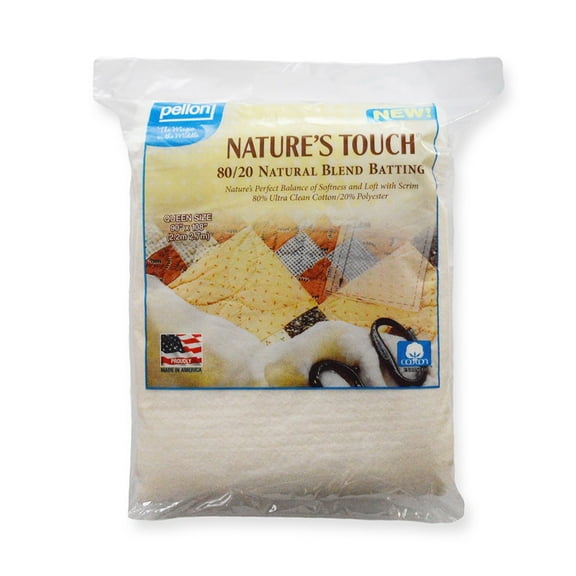 Pellon Natural Blend Quilting Batting, Beige Sizes in Precut Packages