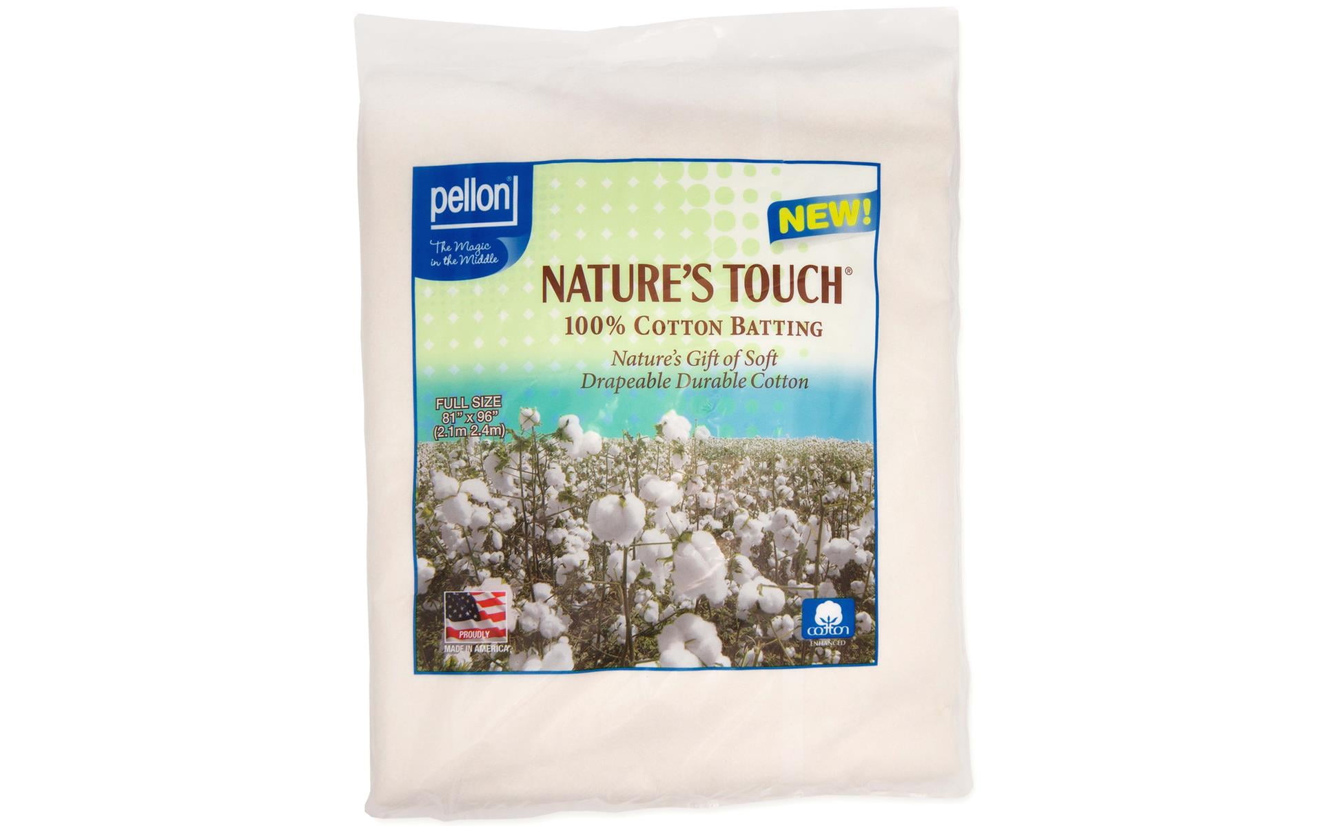 Pellon Nature's Touch Craft-size White Cotton Batting