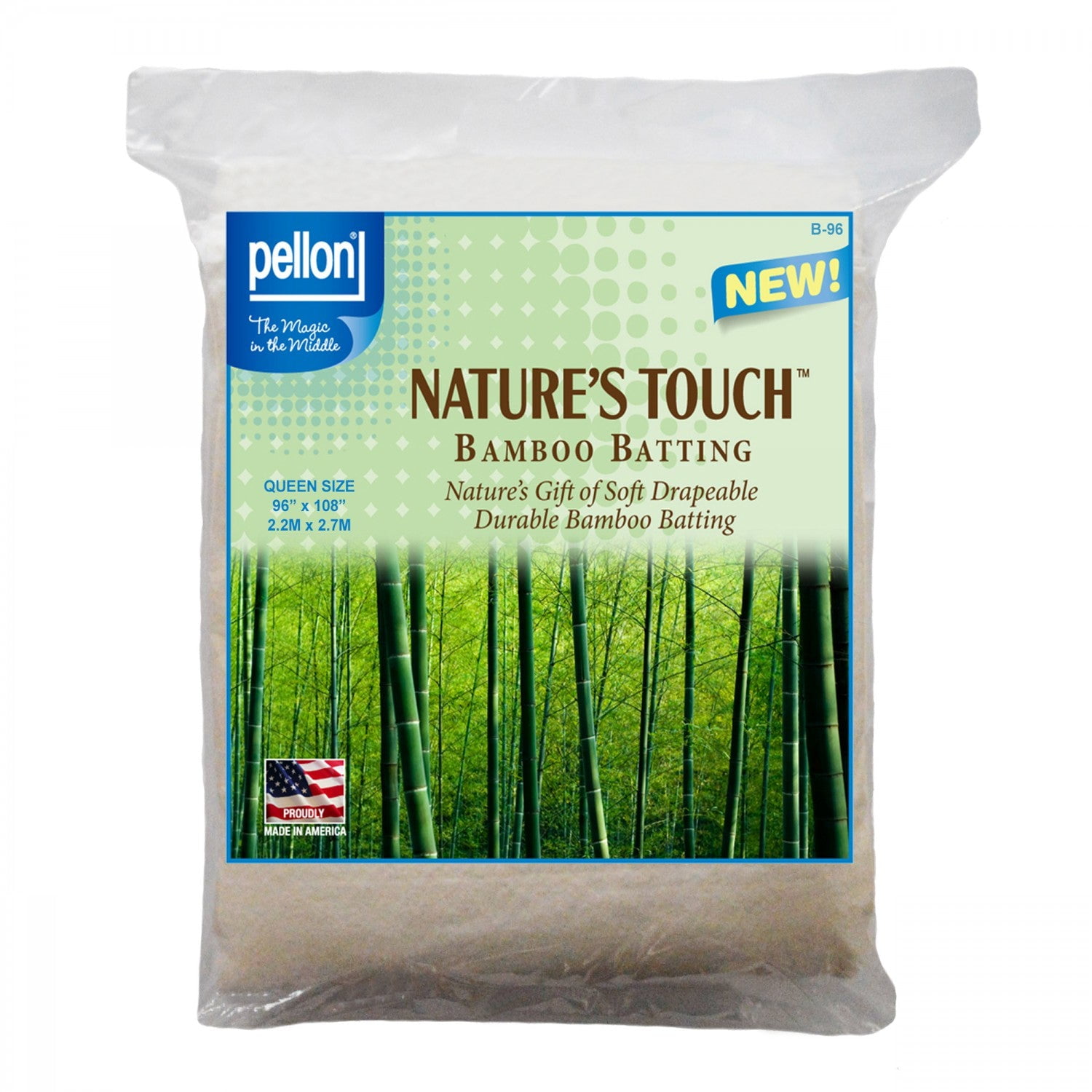 Pellon Natures Touch Natural Blend 80/20 Batting no scrim