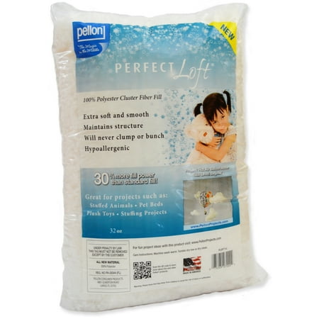 Pellon Perfect Loft Cluster Fiber Fill 32oz-White