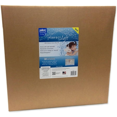 Pellon Perfect Loft Cluster Fiber Fill, White. 5 Pounds