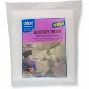 Pellon Polyester Quilting Batting, White. 34" x 45" Precut Package. Craft Size.