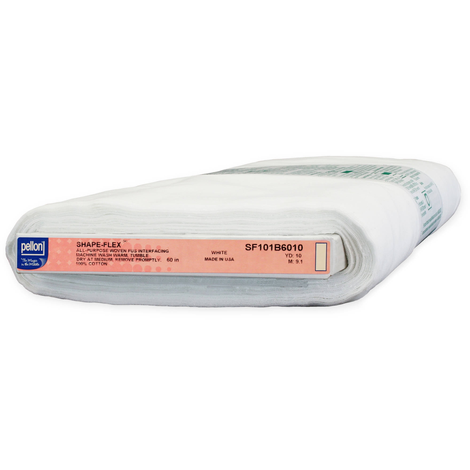 Pellon SF101 Woven Fusible Interfacing Fabric, White 60