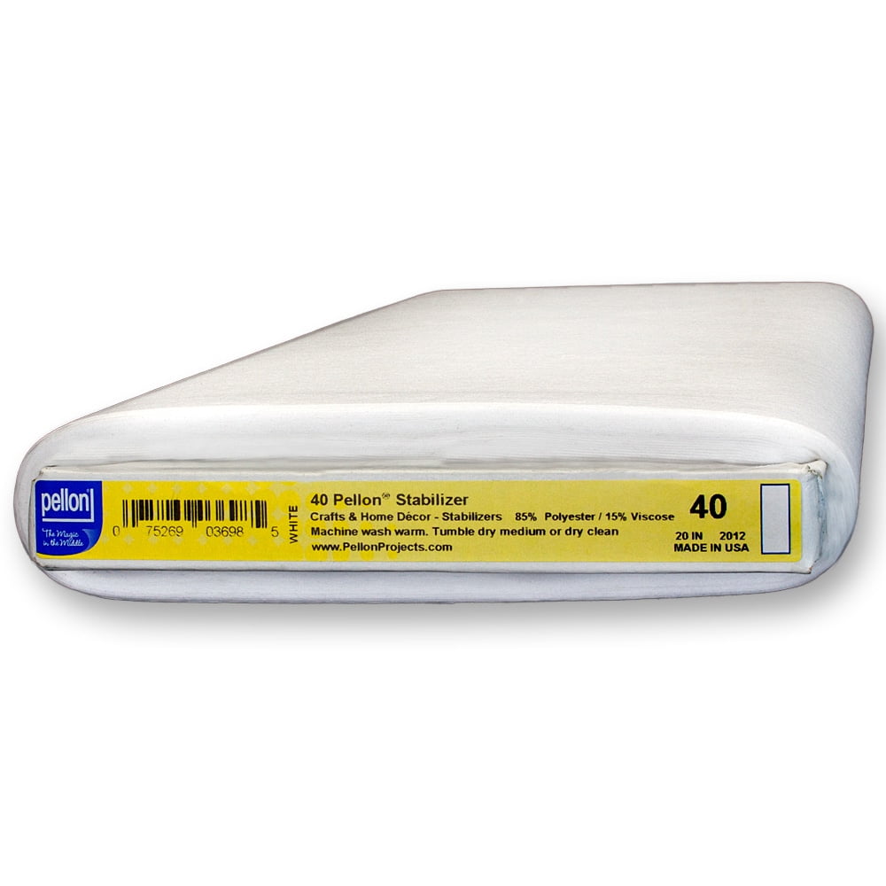 Pellon SewIn Midweight StabilizerWhite 20"X10yd