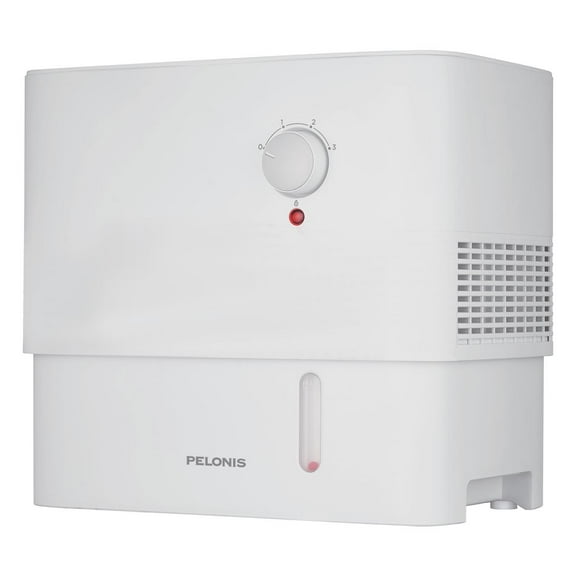 Pelonis 1 Gallon Cool Mist Humidifier, 500 sq. ft. Coverage, White, PSU10E2FWW, New