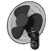 Pelonis 16" 3-Speed Oscillating Wall Mount Fan, FW40-F3B, New, Black