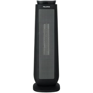 Pelonis 1500W 3-Speed Electric Fan-Forced Space Heater, PSH08F1ABB, Black 