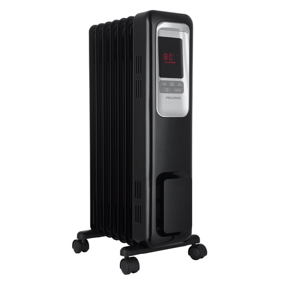 Pelonis Black 1500W Corded Electric 3 Speed Automatic Shutoff Radiant Heater for 500 sq ft