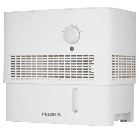 Pelonis Humidifier, 1 Gallon, Quite Operation, Auto Shut Off, Diffuser, White