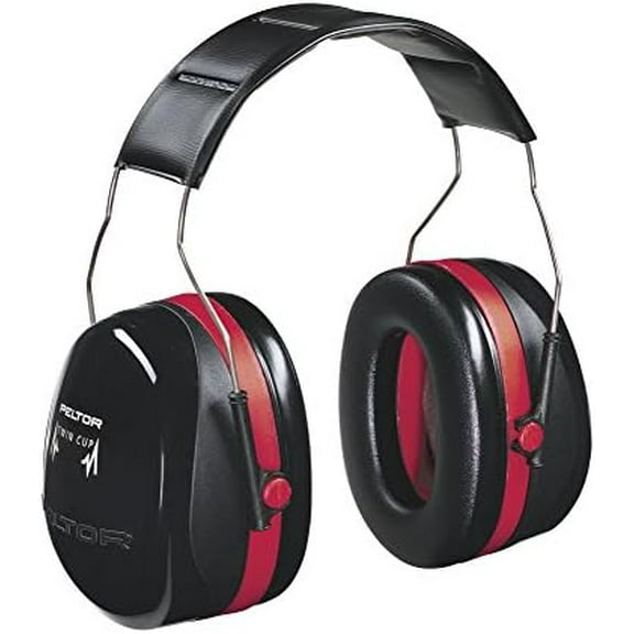 Peltor Over Head Ear Muffs H10a Optime 105, Double Shell Tech, Red/Black,14317$$Tools & Hardware Other