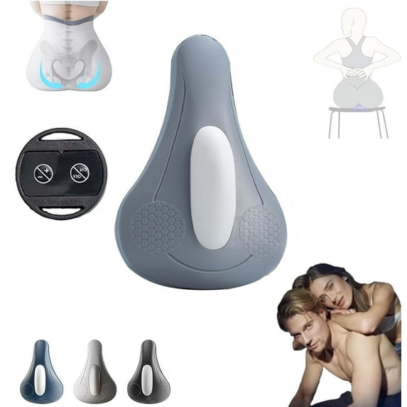 PelviPulse Pro, Men’s Core Trainer, Smart Pelvic Floor Muscle Exerciser , 4 Train Modes Guided Vibration, Quiet Discreet Design, Type-C Rechargeable Seat Trainer for Improves Stamina & Confidence