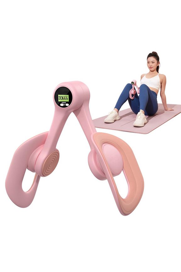 Pelvic Floor Exercise Device, Thigh Trainer, Digital Display, 360 Rotation, Non-Slip Grip, Home Fitness Equipment, Lower Body toning, Core Strengthening, Versatile Workout tool