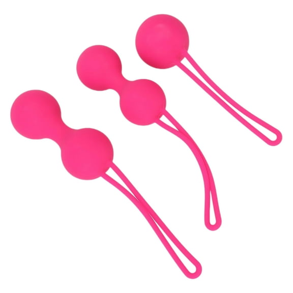Pelvic Floor Muscle Trainer, Silicone Tightening Strengthening Device, Pelvic Muscle Exerciser, 3Pcs Pelvic Floor Strengthening Exercise Balls for Women, Beginners