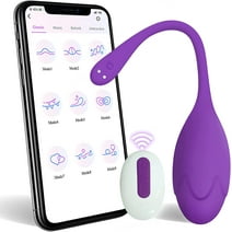 Pelvic Floor Strengthening Device Women with APP & Remote Control, Pelvic Floor Tightening and Strengthen Bladder Control, Bluetooth Pelvic Floor Exerciser for Beginners to Advanced, Purple