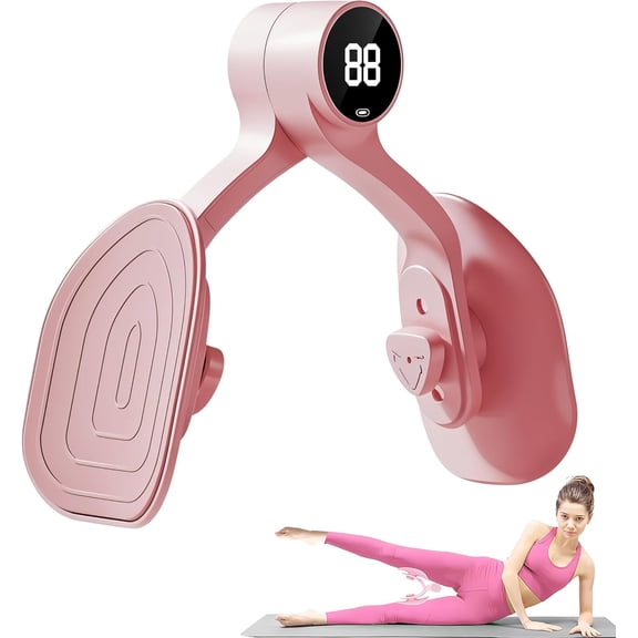 Pelvic Floor Thigh Exercise Device - Portable Kegel System Strengthening Exerciser for Men Women Inner Outer Muscle