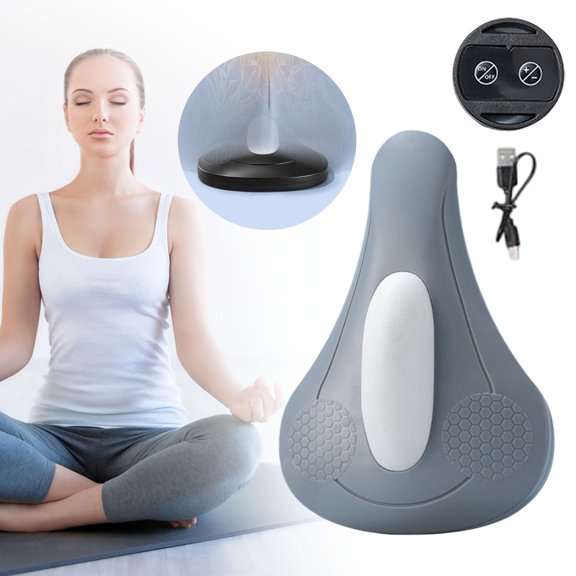 Pelvic Floor TrAIner for Men and Women, 4 Adjustable Vibration Modes, Usb-C Portable Personal Device, Compact Quiet Design for Home Or office Use (Gray)