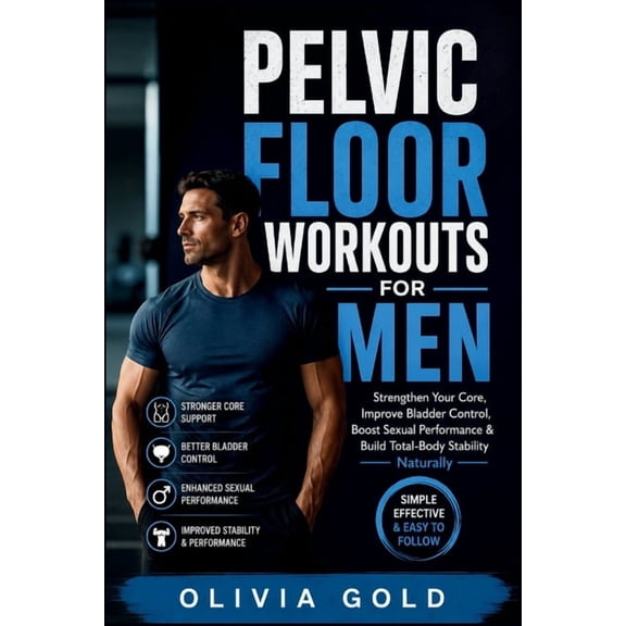 Pelvic Floor Workouts for men: Strengthen Your Core, Improve Bladder Control, Boost Sexual Performance & Build Total-Bod, (Paperback)