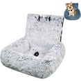 thumbnail image 1 of Pelzbarn Car Seat,Pelzbarn Car Seat Dog, Fluffy Safety Car Seat for Large Small Dogs,Removable and Easy to Clean,Pets Bed for Travel with Thick Cushion for All Cars, 1 of 8