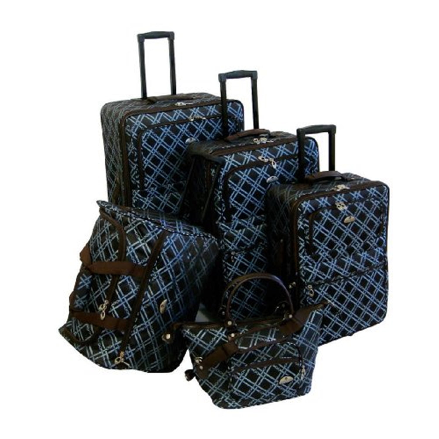 Pemberly Buckles 5-pc Luggage Set