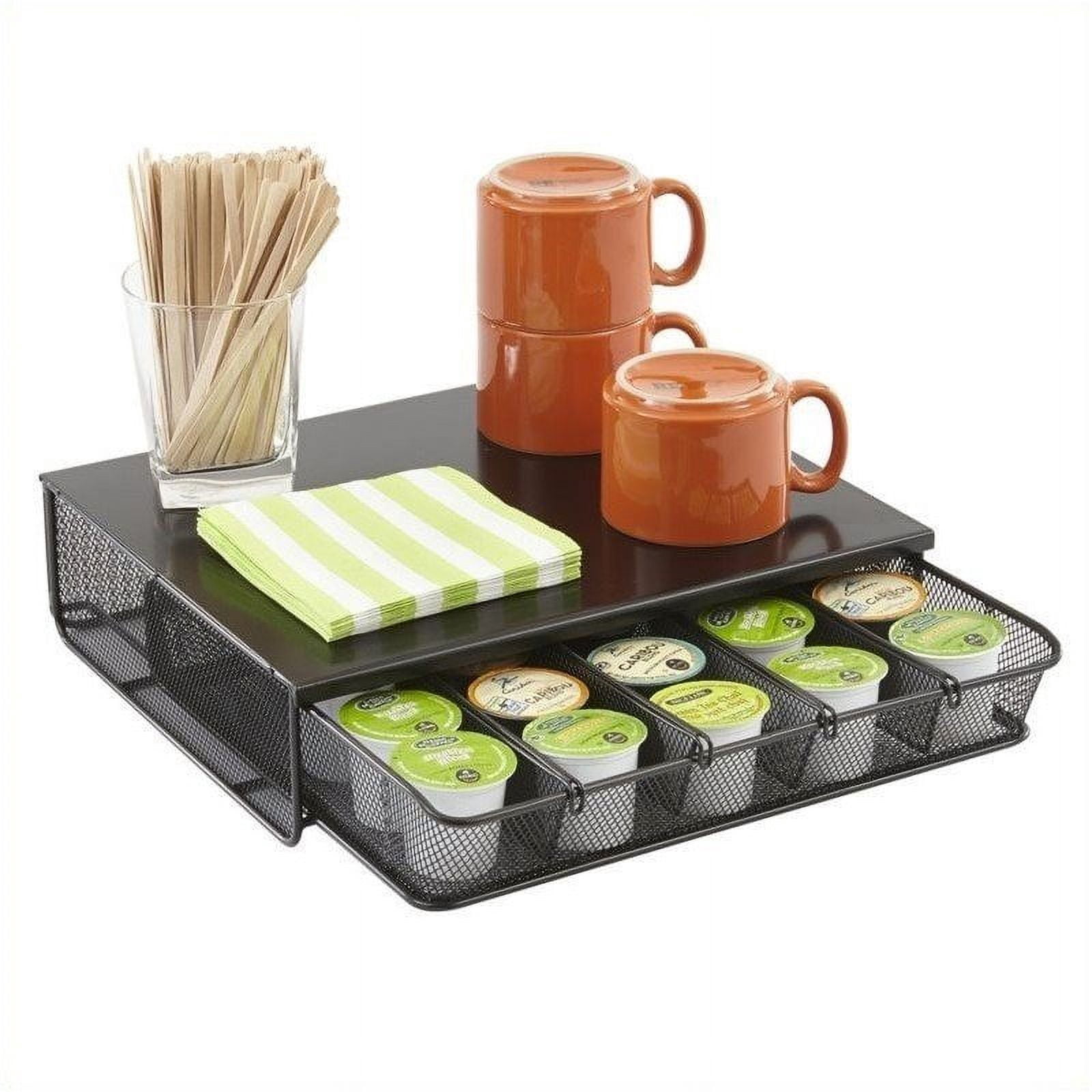 Pemberly Row 1 Drawer Hospitality Organizer in Black