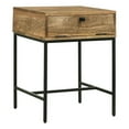 thumbnail image 1 of Pemberly Row 1-Drawer Rectangular Modern Wood End Table in Honey Brown, 1 of 12