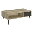 thumbnail image 1 of Pemberly Row 1-drawer Rectangular Engineered Wood Coffee Table Pine and Gray, 1 of 12