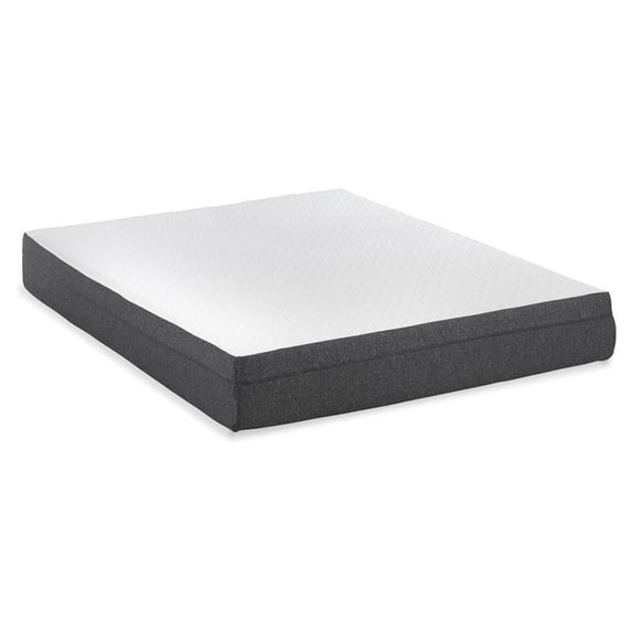 Pemberly Row 10" Gel Infused Cal King Memory Foam Mattress in White